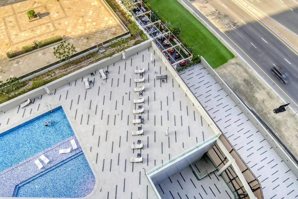 Stunning Studio In Business Bay Dubaj Apartmán