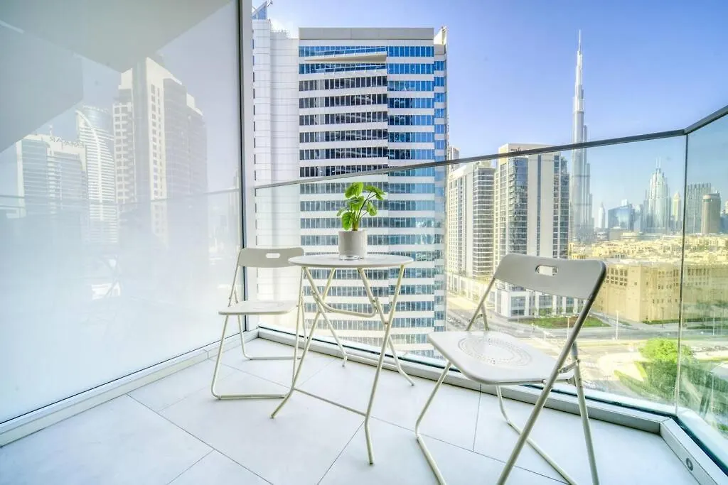 Stunning Studio In Business Bay Dubaj Apartmán